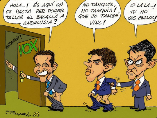 #0110 @somrepublica La baixada de pantalons de Cs i PP davant VOX segons el mestre #Puyal
