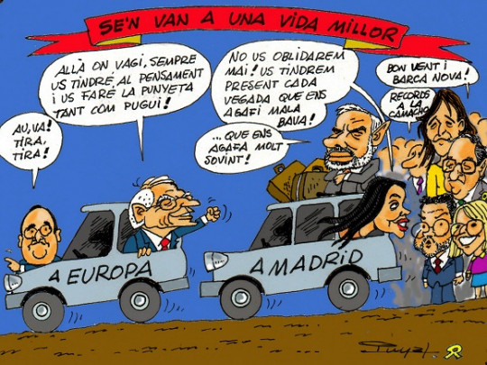 #0118 @somrepublica La fugida d'Arrimadas cap a Madrid segons el mestre #Puyal