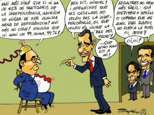 #0123 @somrepublica El trist paper d'Iceta segons el mestre #Puyal