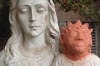 Restauració del cap del Nen Jesús al Canadà