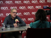 El delegat del Front Polisario a Catalunya, Oualad Moussa, durant l'entrevista amb l'ACN
