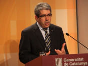 Francesc Homs, en roda de premsa aquest dimarts