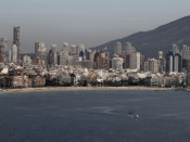 Una imatge general de la ciutat de Benidorm i dels seus gratacels (horitzontal)