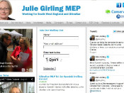 Captura pantalla de l'eurodiputada Julie Girling