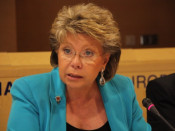 La comissària de Justícia, Drets Fonamentals i Ciutadania i vicepresidenta de la Comissió Europea, Viviane Reding