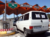 Peatge de la C-32 al Maresme on es pot aplicar la gratuïtat durant el proper Onze de Setembre