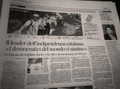 Oriol Junqueras, entrevista, premsa internacional