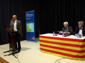 Cloenda de la segona jornada sobre Llengua i Societat als Territoris de Parla Catalana que s'ha celebrat aquest dissabte a Calaceit en presència del conseller de Cultura, Ferran Mascarell.