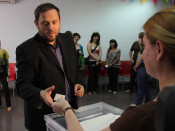junqueras, vota, europees, eleccions