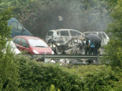 bomba, explosió, cotxes, país basc