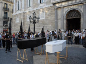 plaça sant jaume estatut enterrament manifestacio independentistes