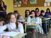 escola, aula, escolars