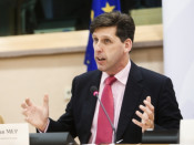 L'eurodiputat conservador britànic Ian Duncan al Parlament Europeu