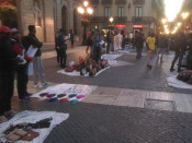 barcelona, top manta, ada colau, manteros, plaça sant jaume