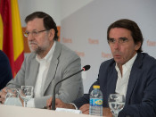 mariano rajoy, jose maria aznar, fundacion faes