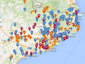 El web de l'AMI ofereix un mapa amb tots els municipis denunciats i els motius de les denúncies
