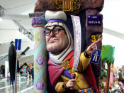 Falla d'enguany dedicada a Artur Mas i Jordi Pujol