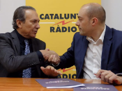 Justo Molinero i Saül Gordillo, foto CatRàdio