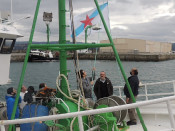 bandera gallega, barco, vaixell, embarcacio, galicia,