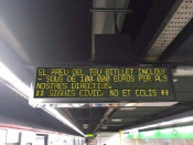 tmb,metro, vaga, treballadors
