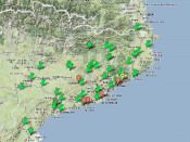consultes independentistes, mapa, google maps
