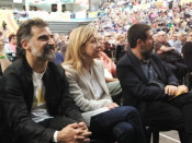 Jordi Sánchez, Jordi Cuixart i Neus Lloveras, ami, anc, omnium