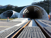L’entrada al túnel del Pertús, en una imatge d’arxiu. Font: ACN