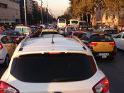 cotxes, cues, caravanes, transit, barcelona