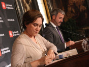 ada colau, jaume collboni, psc, socialistes, barcelona en comú