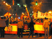 manifestació falange feixistes 