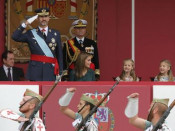 desfilada, 12 octubre, pilar, hispanidad, desfilada, legion española, rei, felipe vi