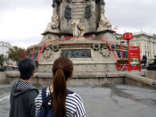 colom, estatua