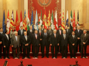 La primera Conferència de Presidents, organitzada per Zapatero el 2004 amb presència de Pasqual Margall