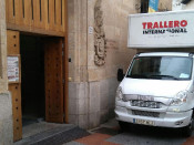 Foto del vehicle amb què es farà el trasllat dels documents de la família de Reparaz