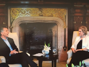pilar rahola, mauricio macri, president argentina