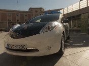 cotxe electric, guardia civil, policia