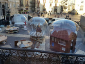 El pessebre de Barcelona del nadal 2016 va prenent forma