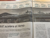 El publireportatge que Renfe publica a La Vanguardia