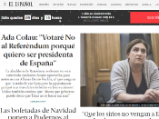 Entrevista d'Ada Colau a El Español