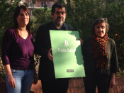 Natàlia Esteve, Jordi Sànchez i Àngels Folch