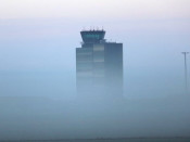 L'aeroport de Lleida-Alguaire, emboirat