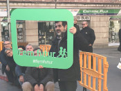 Jordi Sànchez a la campanya #FemFutur