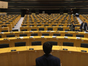 La sala on se celebrarà la conferència demà