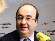 Miquel Iceta, en un moment de l'entrevista
