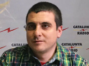 Quim Arrufat, en un moment de l'entrevista a Catalunya Ràdio