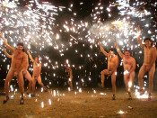 correfoc, nudista, despullats, nuus, diables