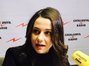 Arrimadas, en un moment de l'entrevista