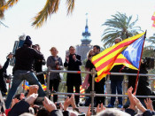 Artur Mas a l'Arc de Triomf