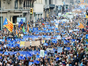 #VolemAcollir, manifestació 18F