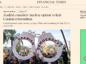 L'article d'avui de 'Financial Times'